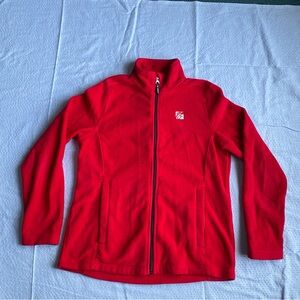 Oboe Chick-fil-A Fleece Jacket Full Zip Team Style Logo Red Men’s Medium